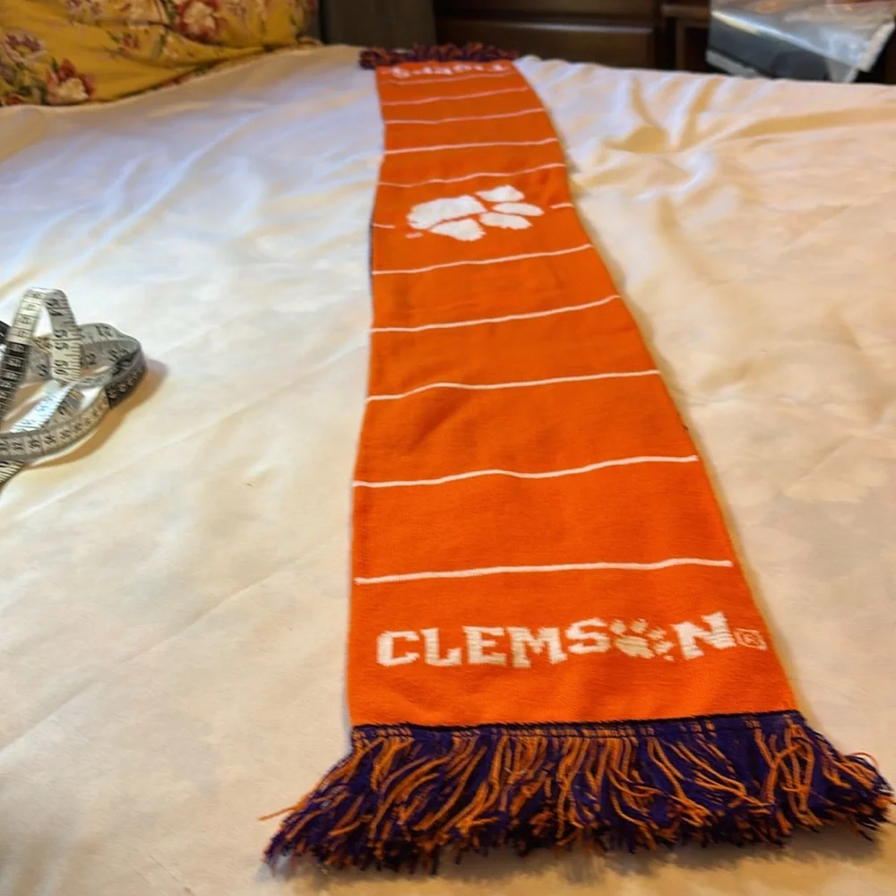 Clemson Tigers Reversible  Cotton Bowl Classic Playoff Semifinal Fringed Scarf